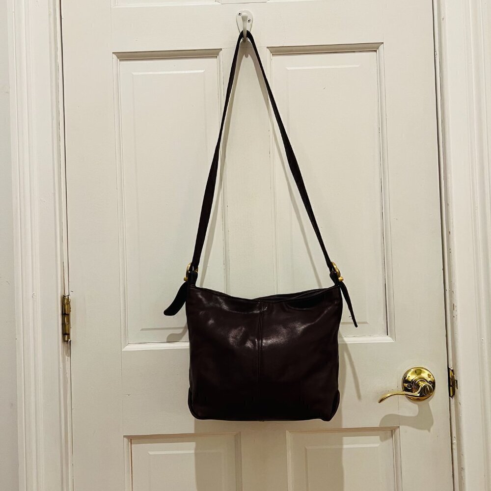 Vintage Stone Mountain Leather Shoulder Handbag Purse - Picture 8 of 16
